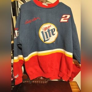 Vintage Chase Authentic Rusty Wallace Miller Lite sweat shirt
